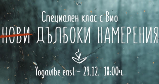 Дълбоки намерения - Уъркшоп с Вио
