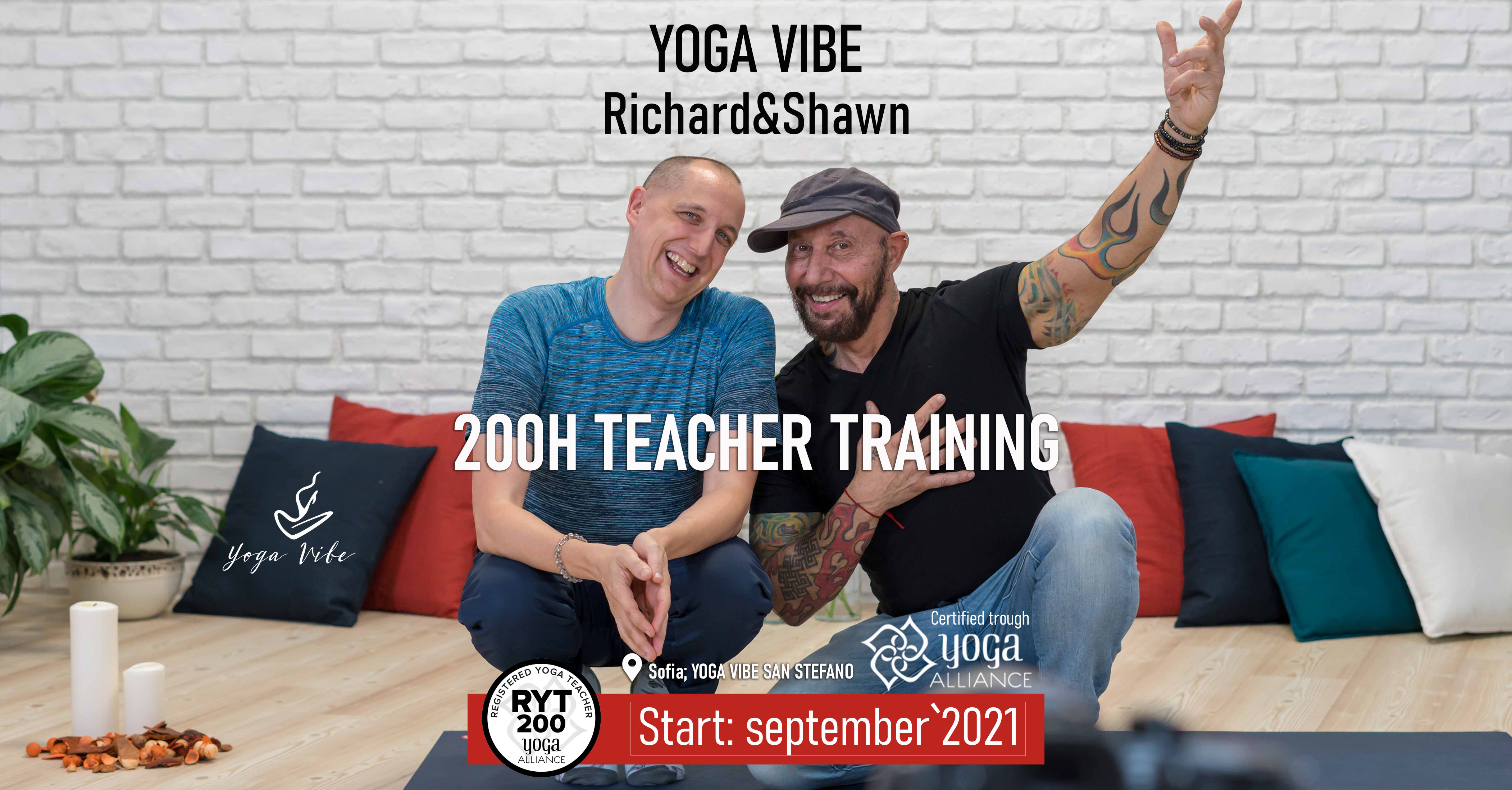 200 hr Yoga Teacher Training with Richard & Shawn