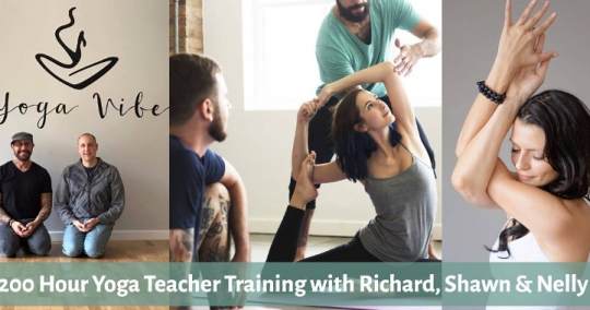 200 hr Yoga Teacher Training with Richard, Shawn & Nelly Certified by Yoga Alliance